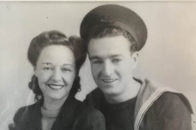 Jim Hemmington married his wife Eileen in 1944.