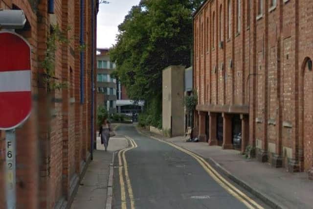 The incident happened in St Katherine's Street, in Northampton.