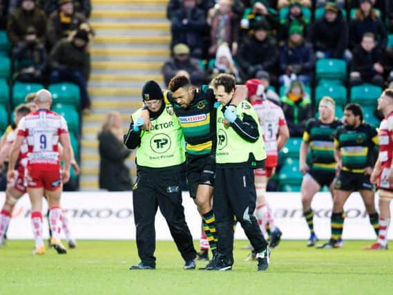Luther Burrell suffered a calf injury against Gloucester last month (picture: Kirsty Edmonds)