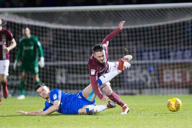 Matt Grimes is stopped in his tracks (Pictures: Kirsty Edmonds)