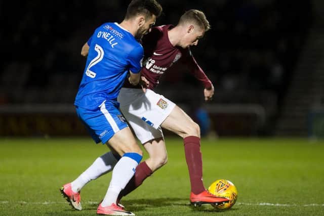 Joe Bunney keeps possession
