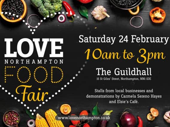 The Love Northampton Food Fair will take place at the Guildhall onSaturday, 24 Februaryfrom10am to 3pm.Entry is free.