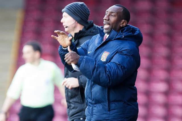 POINT GAINED: Jimmy Floyd Hasselbaink was pleased with his side's response following their defeat to Gillingham on Tuesday. Picture by Kirsty Edmonds