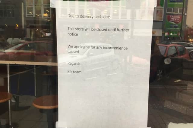 The store remains shut today (Monday, February 19).