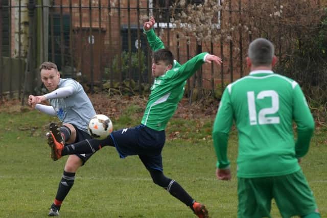 Action from the Sunday morning clash between Foundry and Monks Park (Picture: Dave Ikin)