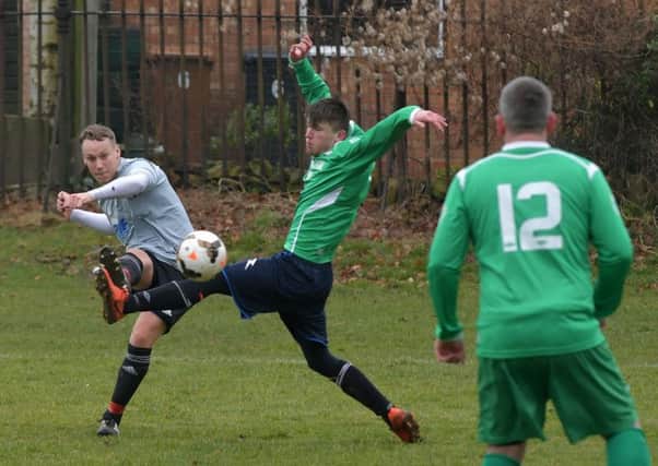 Action from the Sunday morning clash between Foundry and Monks Park (Picture: Dave Ikin)