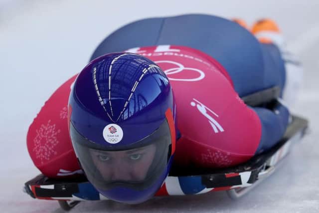 Lizzy Yarnold successfully defended her Olympic skeleton title last week. (Picture: David Davies/PA Wire)