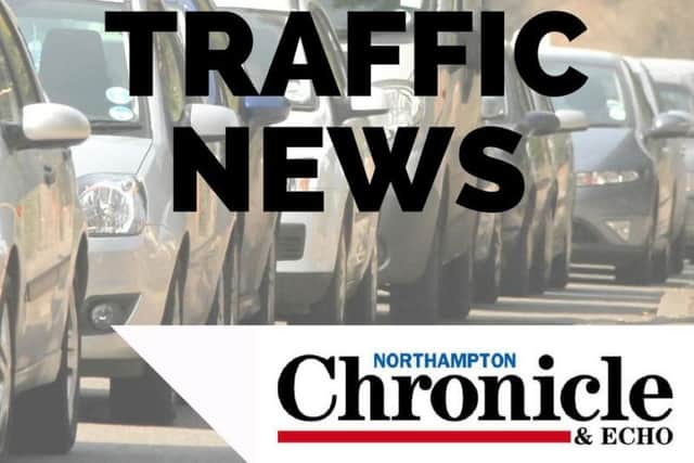 The M1 remains closed after an incident earlier this afternoon.
