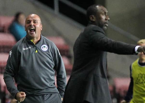 Paul Cook led Wigan to a 1-0 win over Manchester City in the FA Cup on Monday - the same scoreline by which they have beaten the Cobblers twice this season