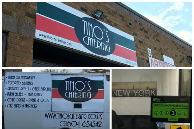 Tino's Catering has had its food hygiene rating improved