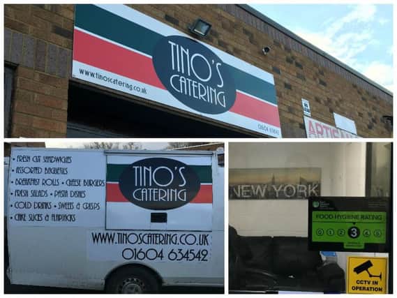 Tino's Catering has had its food hygiene rating improved