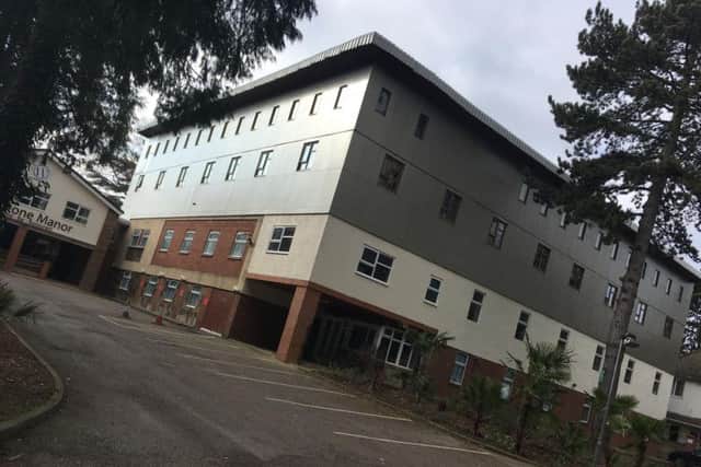 The extension at Westone Manor Hotel has been labelled an eyesore by nearby residents.