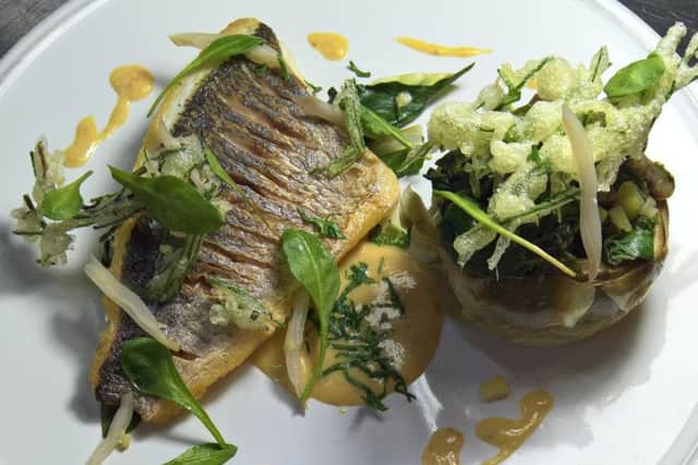 Drew's pan-fried sea bream with roasted clam sauce enticed the judges into giving him a shot at the grand prize.