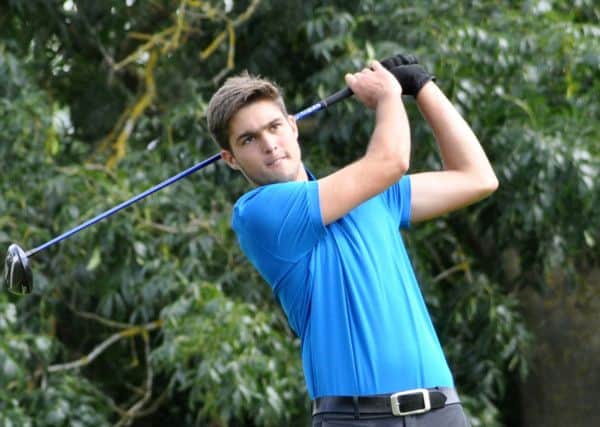 Jensen Parfitt had to settle for second behind Jack Johnson in the February Saturday Stableford at Collingtree