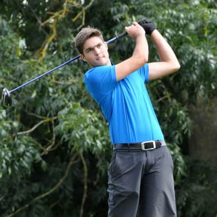 Jensen Parfitt had to settle for second behind Jack Johnson in the February Saturday Stableford at Collingtree