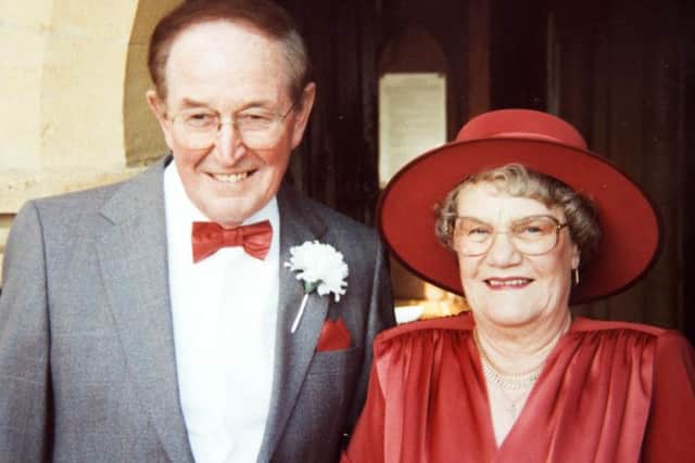 Peggy and Les married at St Lukes Church in Duston in 1993