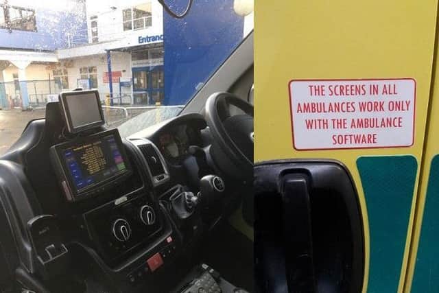 Thieves stole equipment from an ambulance in Corby. NNL-180228-132854005