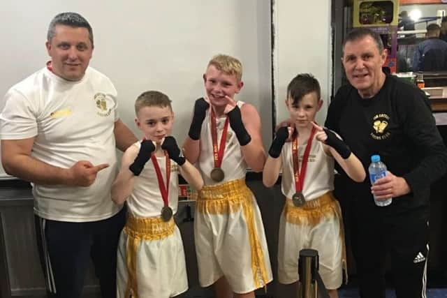 Three Far Cotton ABC fighters were in action at Leicester last weekend