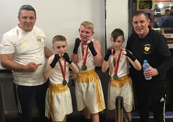 Three Far Cotton ABC fighters were in action at Leicester last weekend