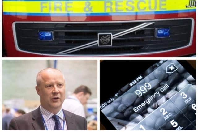 Northamptonshire PCC Stephen Mold texted his chief fire officer for advice after a car damaged his patio.