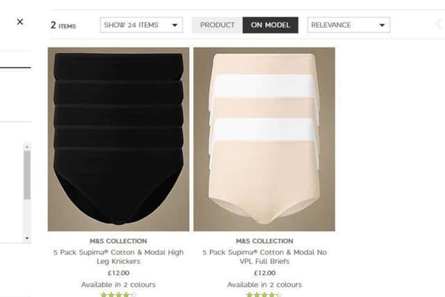 M&S backtrack as granny pants change sparks anger