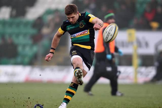Piers Francis was on kicking duty for Saints