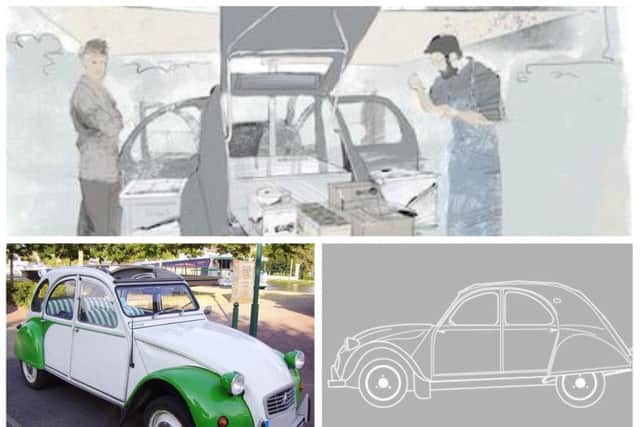 A TV company want to find a Dolly to launch "Dolly" - the world's smallest food truck, built out of a Citroen 2CV Dolly.