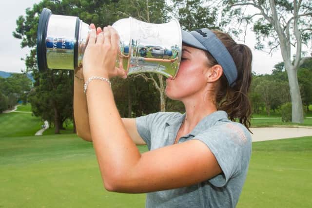 Meghan MacLaren enjoyed winning the New South Wales Open in the traditional style