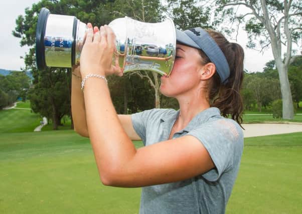 Meghan MacLaren enjoyed winning the New South Wales Open in the traditional style