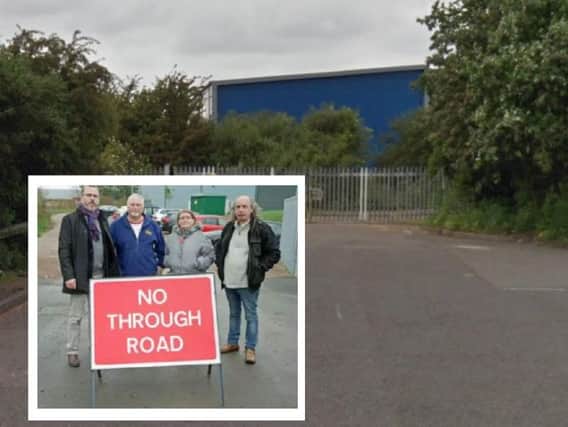 St James Residents Association, inset, have been campaigning to build the road link for seven years. But a railway group has raised an objection.