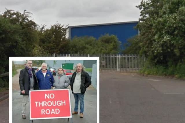 St James Residents Association, inset, have been campaigning to build the road link for seven years. But a railway group has raised an objection.