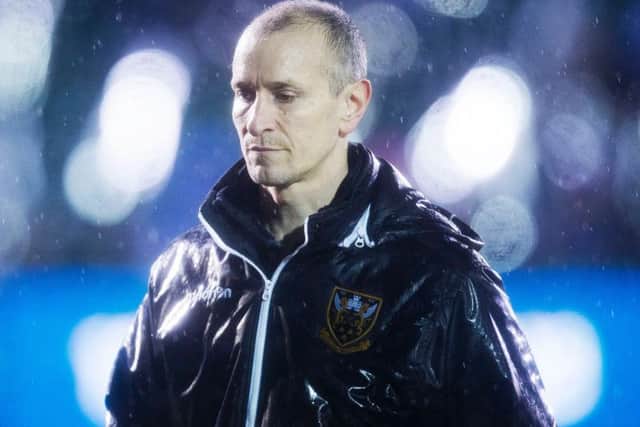 it was a bad night for Alan Dickens and Saints at Bath (Picture: Kirsty Edmonds)