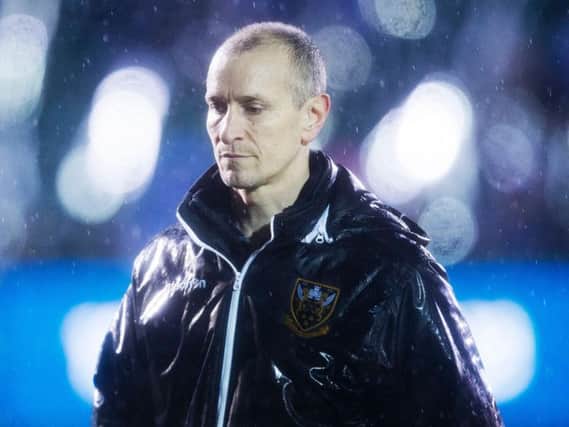 it was a bad night for Alan Dickens and Saints at Bath (Picture: Kirsty Edmonds)