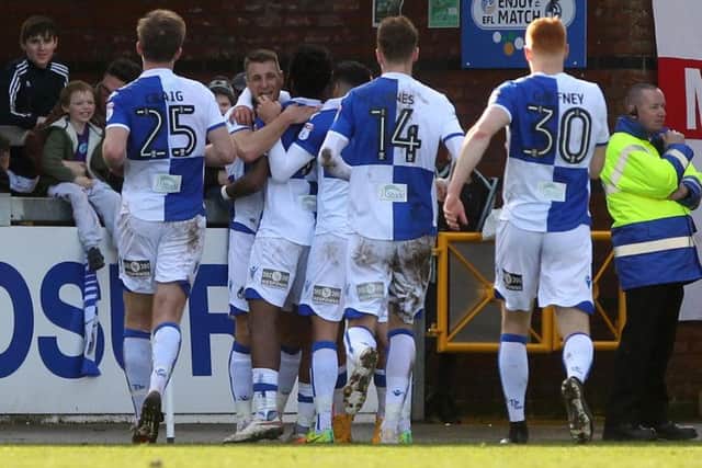Bristol Rovers celebrate