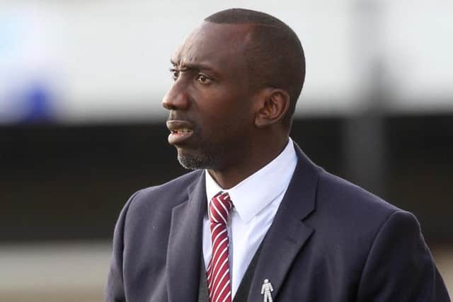 POINT GAINED: Jimmy Floyd Hasselbaink was happy to come away from Bristol Rovers with a 1-1 draw. Picture by Sharon Lucey