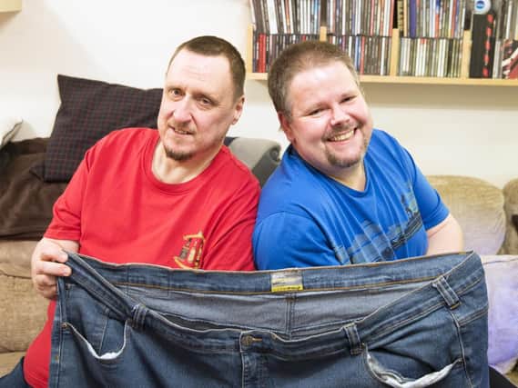Peter and Gary have between them lost nearly 13 stone.