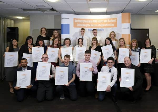 Winners from the NHS Apprentice Awards