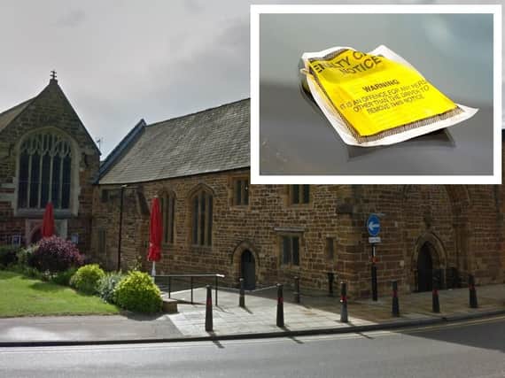Several customers at The Church were hit with parking fines.