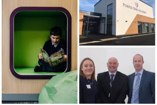 Purple Oaks Academy has held its official opening.
