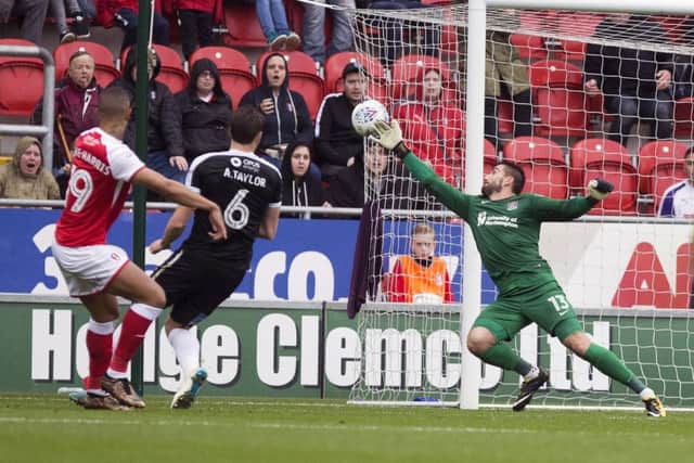 Goalkeeper Matt Ingram was a busy man in the reverse fixture, making a number of excellent saves during Town's 1-0 defeat.