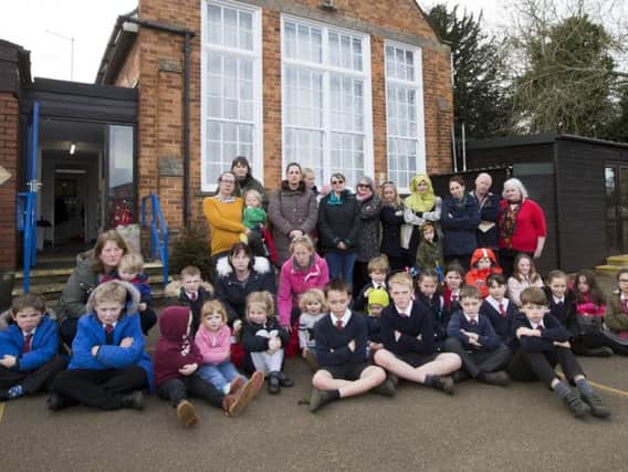Parents and children say they will be devastated if Great Creaton Primary School closes.