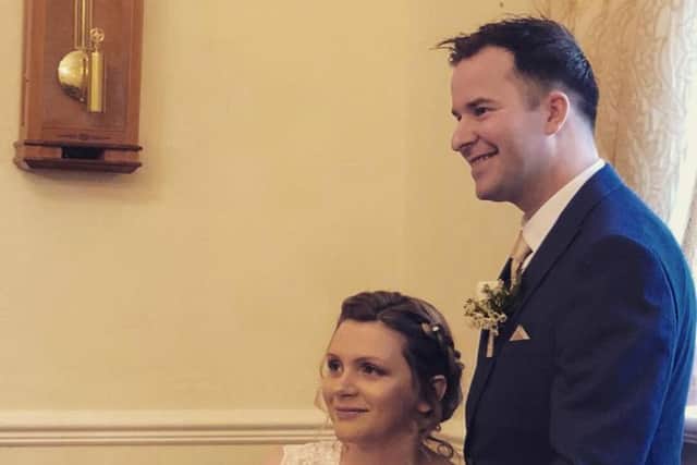 Louise and Rory were married at a registry office earlier this month.