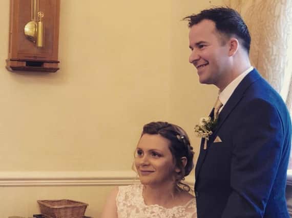 Louise and Rory were married at a registry office earlier this month.