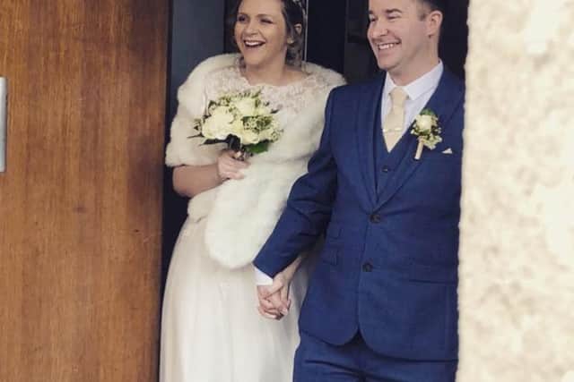 The pair were married in the company of their closest friends and family.