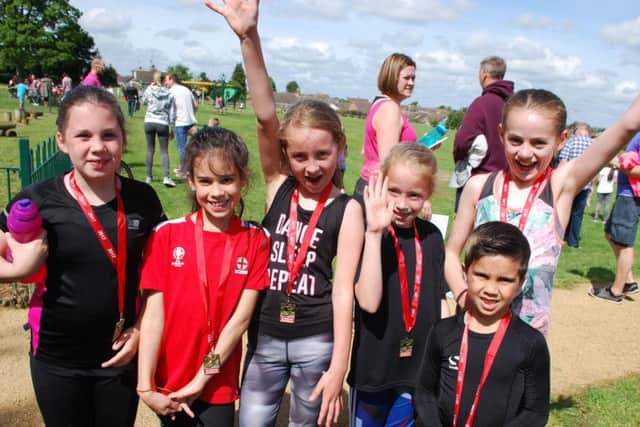 Last year's Hardingstone Fun Run saw over 70 children turn out to earn a medal.