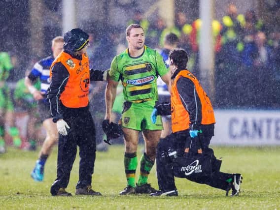 Heinrich Brssow suffered a hamstring injury in the defeat to Bath (picture: Kirsty Edmonds)