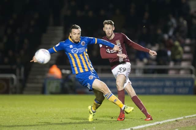 Joe Bunney turned in an excellent performance for the Cobblers on Tuesday night