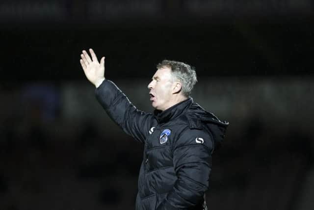John Sheridan won his first game in charge of Fleetwood on Tuesday, 2-0 at Rochdale