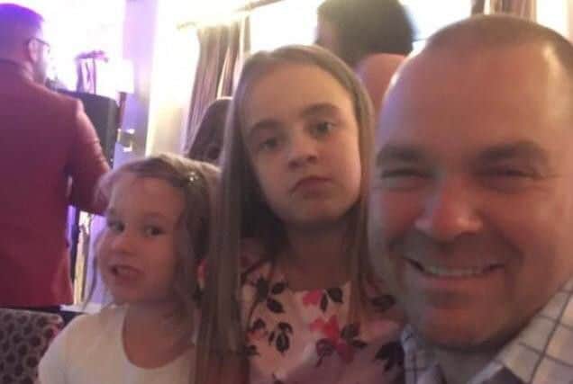 Nevaya, Oregan and dad Ian were all injured during the incident.