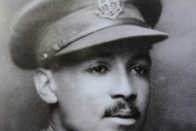 Walter Tull lived in Rushden and played for Cobblers